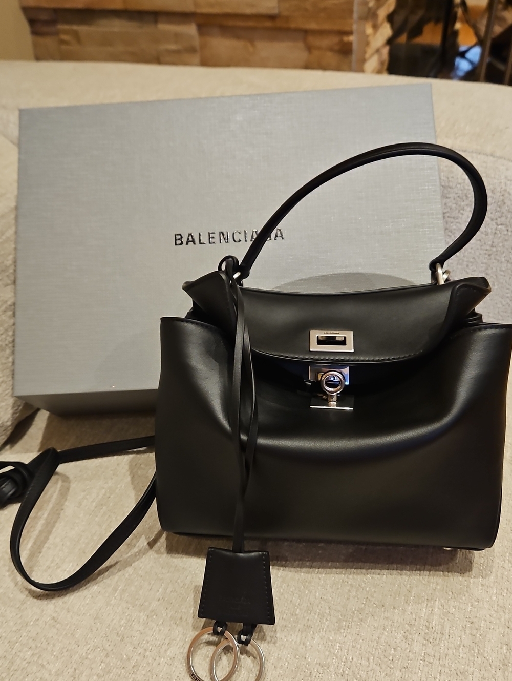 BALENCIAGA Rodeo Mini Black Bag NWT Authentic